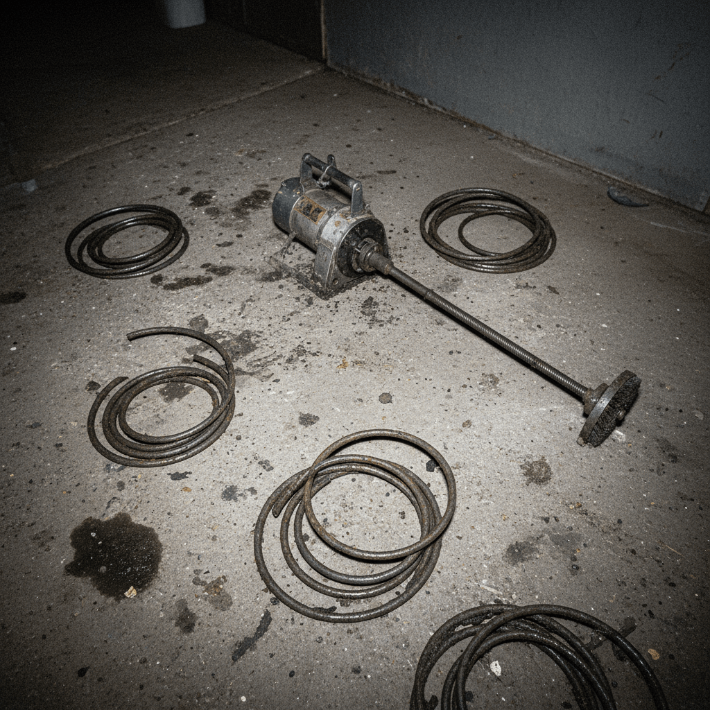 Spezialwerkzeuge für die gründliche Kanalreinigung im Einsatz